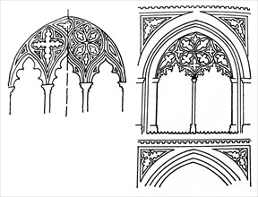 Sketches of Decorative Cathedral Architecture