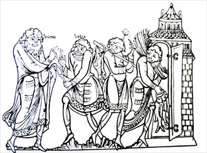 Illustration from the manuscript of Terence's 'Woman of Andros'