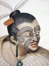 Maori man, known as Rachel and Maygen. 1769