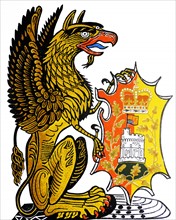 The Griffin of Edward III one of 'The Queen's Beasts'