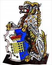 The Yale of beaufort. one of 'The Queen's Beasts'.