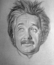 Portrait of Professor Albert Einstein