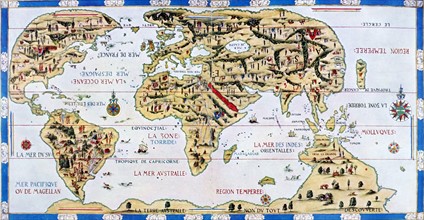 The 'Dauphin' map by Desceliers, 1546,