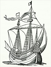 A ship of the late 16th century