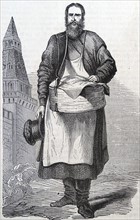 A Russian Cake seller in a Moscow street 1853