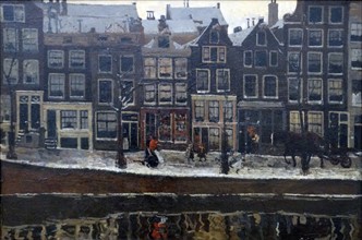 Lauriergracht, Amsterdam by George Hendrik Breitner