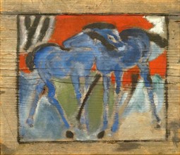 Blue Foals by Franz Marc