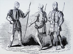 Longbowmen of the 14th century.