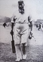 Dr. William Gilbert Grace (1848-1915), cricketer of legendary fame.