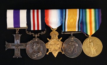 Medals belonging to a soldier of the British Military, Charles Rudge