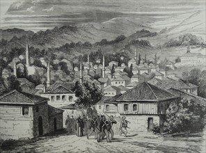 Illustration of Omar Pasha's headquarters