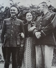 Photograph of the leaders of the New China with their American Ally