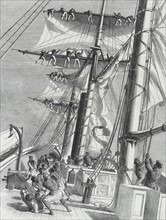 The Livingstone expedition in Africa