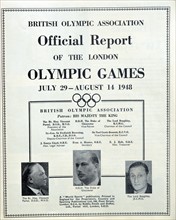 Official report of the London Olympic Games, 1948.