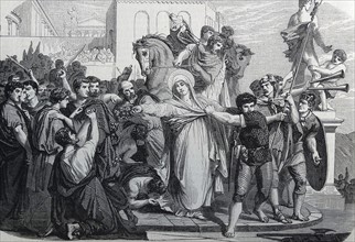 Saint Dorothea of Alexandria (died ca. 320) is venerated as a virgin martyr