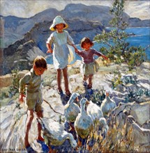 Cornish Holiday, around 1940-45 by Dorothea Sharp