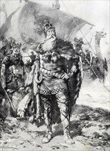 A Great Viking. From the picture by H. W. Koekkoek.