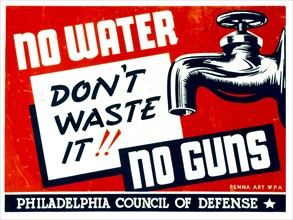 American world war two propaganda poster by William Tasker,