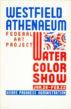 Westfield Athenaeum. Federal Art Project 1936 or 1937