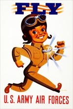 Fly - U.S. Army Air Forces 1942 Poster