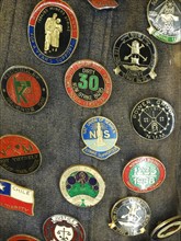 Badges of support for the British Miners strike of 1984-1985