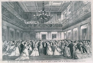 President Ulysses Grant's inaugural ball, March 1869
