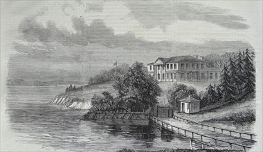Engraving depicting the Government House