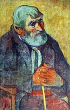 Portrait of an Old Man with a stick
