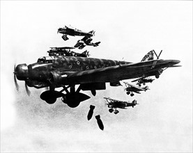 Bombing raid in the Spanish Civil War (1936-39)