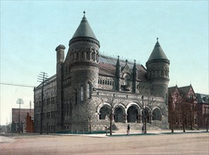 Colour photograph of the original Detroit Museum of Art