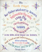 The Lord's Prayer created by John Morgan Coaley