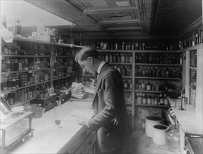 Photograph of a Pharmacist at People's Drug Store