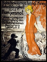 World War One German anti-communist poster