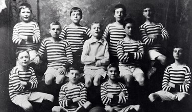 Photograph of the Heywood (orphanage) Football Team 1916