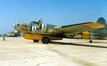Photograph of SB-17G aircraft of Flight D of the US Air Force 1945