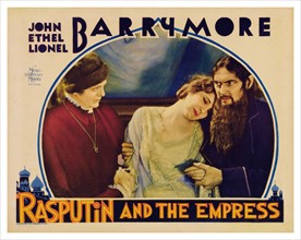 Poster for the film 'Rasputin and the Empress' 1932