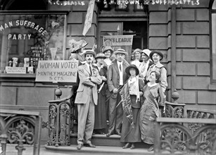 Members of the Men's League for Woman Suffrage