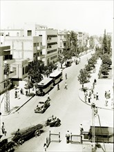 Tel-Aviv, Allenby Street; Palestine (Israel) 1936
