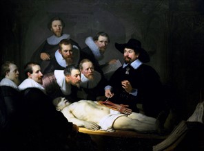 Anatomy Lesson of Dr Nicolaes Tulp 1632. by Rembrandt
