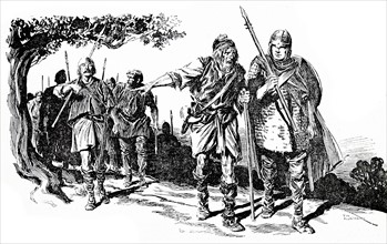 Saxon warriors