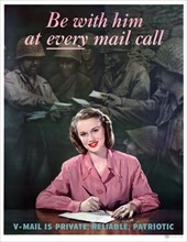 World war two, American propaganda poster encouraging women