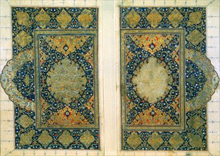 Safavid dynasty Title pages from a Koran, Iranian