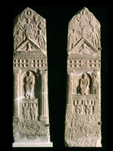 Votive stele with reliefs containing elements of Berber, Punic