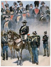 French Police uniforms on manoeuvres in 1896