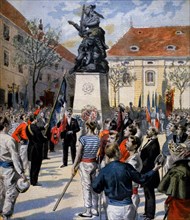 Illustration celebrating the Siege of Belfort