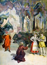 Variant of the Faust legend 'les sept châteaux du diable'