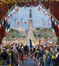 Commemorative celebration in Nice, France 1896