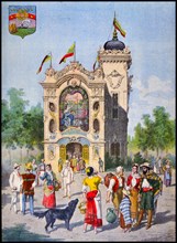 Ecuador, has its pavilion, at the Exposition Universelle of 1900