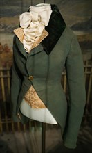 Riding coat and waistcoat, About 1790, England