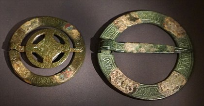 Icelandic; Norwegian brooches; Viking; 11th century AD